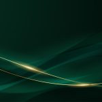 green abstract background design with elegant golden elements vector illustration