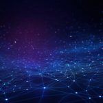 Technology Particle Abstract Background