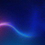 abstract technology particles mesh background