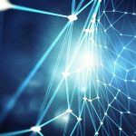 Global network and data exchanges concept. Mixed media