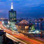 Skyline/Cityscape of Victoria Island in Lagos, Nigeria